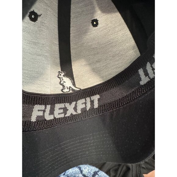 Kangol Flexfit Wool Baseball Hat BLACK Size S/M Look Cool Hide Bad Hair Days - Picture 6 of 6
